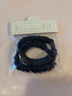 💙 Denim Scrunchie Set